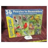 SPRINGBROOK 36 BIG-PIECE PUZZLE - BIRDS - NIB...