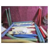 (16) VARIOUS CANDLES - NEVER LIT - VARIOUS -...