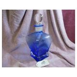 VTG COBALT TOSCANA DECANTER - MCM - 10.5"H - GC