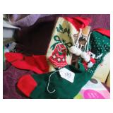 (2) VTG CHIMNEY XMAS STOCKINGS BY SUMMIT