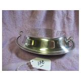 GORHAM OBLONG SILVER-PLATED COVERED SERVING...