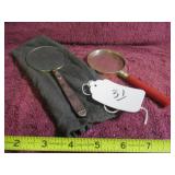 (2) VTG MAGNIFYING GLASSES