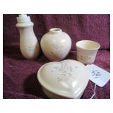 PFALTZGRAFF 4-PIECE SET - "REMEMBRANCE"