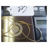12K NECKLACE - MARKED 20 - 1.80-G