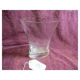 6.5"H OBLONG CLEAR GLASS VASE