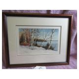 WI ARTIST JACK A. ANDERSON PRINT - "BAYSIDE" -...