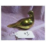 MCM SOLID BRASS DOVE - 3.5"H X 5.5"L