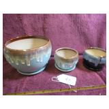 (3) DRIP EDGE PLANTERS - NEW