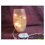 STONEY CREEK GLASS WINTER SCENE LIGHT-UP