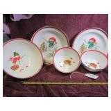 BOX LOT: HALLMARK MITFORD SPECKLED ENAMEL...