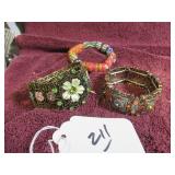 (3) NICE STRETCH BRACELETS