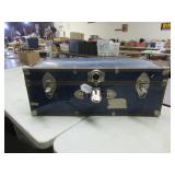 VTG TRUNK W/ KEY - 30"W X 16"D X 12"H