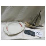 ANIMAL HORN SAIL SHIP, TOOTSIE TOY (FORD), DOOR...