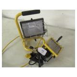 (2) PORTABLE WORK LIGHTS - GC