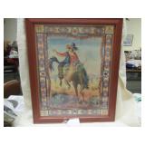 JOAN COLE - BUCKING BRONCO - 18.75"W X 22.75"H