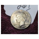 1928-S PEACE SILVER $1 COIN - GC