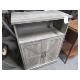 GRAY WASH ACCENT CABINET - 34"H X 23.5"W