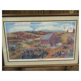 "THE FARM AUCTION" BY LOCAL ARTIST LAVERN...