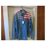PANHANDLE SLIM WESTERN SHIRT - LARGE