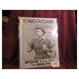 METAL SIGN LUCILLE BALL - 12.5"W X 16"H