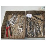 BOX LOT: DRILL BITS, 8" DIAMOND & STANLEY...