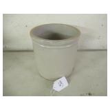 UNMARKED STONEWARE CROCK - 8.5"H X 8"W