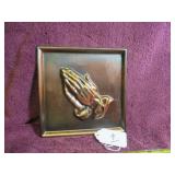 COPPER "PRAYING HANDS" BY COPPERCRAFT GUILD -...