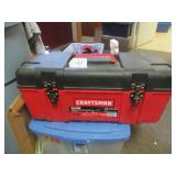 CRAFTSMAN PLASTIC TOOL BOX - 23"W - W/ CONTENTS