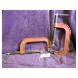 (2) 6" C-CLAMPS