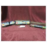 HO-SCALE (3) M&M HOLIDAY EXPRESS CARS