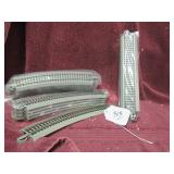 HO-SCALE - E-Z TRACK - (5) STRAIGHT, (13)...