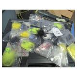 (20) MARABOU FEATHERED WEIGHTED JIGS W/ TREBLE...