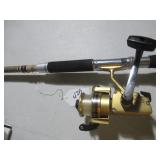 VTG ZEBCO 6040 SPINNING REEL W/ OLYMPIC 8