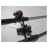 SHIMANO FX-B100 W/ ROD & REEL + ZEBCO 202 REEL...