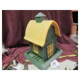 GREEN BARN BIRD FEEDER - 14"H X 10"W