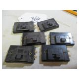 HO-SCALE (6) E-Z TRACK CONTROL SLIDE SWITCHES