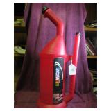 NASCAR 2.5-GALLON FUEL DUMP CAN - GOOD