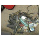 BOX LOT:  HO-SCALE TRACK, SWITCHES, RERAILERS...
