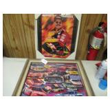 (2) FRAMED NASCAR PRINTS - IRVAN + 1990 NASCAR...
