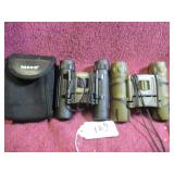 (2) TASCO BINOCULARS - GOOD - 10X25 + 12X25