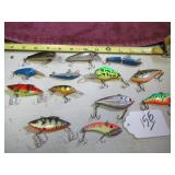 BOX LOT:  FISHING LURES SWIVELS - NICE