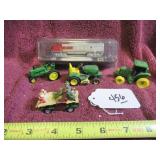 BOX LOT:  1:32-SCALE JD MOWER, N-SCALE EMD FP7...