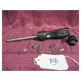 SNAP-ON #SSDMR4A RATCHETING SCREWDRIVER W/ (3)...