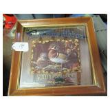 VTG 1990 PABST BEER BAR MIRROR - WOOD DUCKS