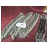 HO-SCALE - E-Z TRACK - (12) CURVED, (2)...