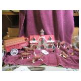 BOX LOT:  HAWTHORNE VILLAGE BUDWEISER BEER -...
