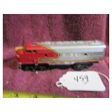 HO-SCALE - TYCO - SANTA FE POWERED DIESEL LOCO...