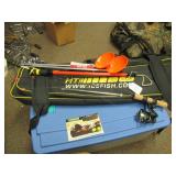 BOX LOT:  CELSIUS BLACK ICE FISHING ROD & REEL,...