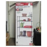 HYPER TOUGH 4-TIER METAL STORAGE RACK - 350-LB...