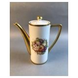 Vintage Andrea by Sadek Coffee Pot Teapot Gold